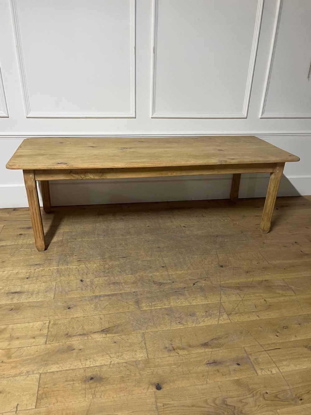 Scrubbed elm farmhouse table 