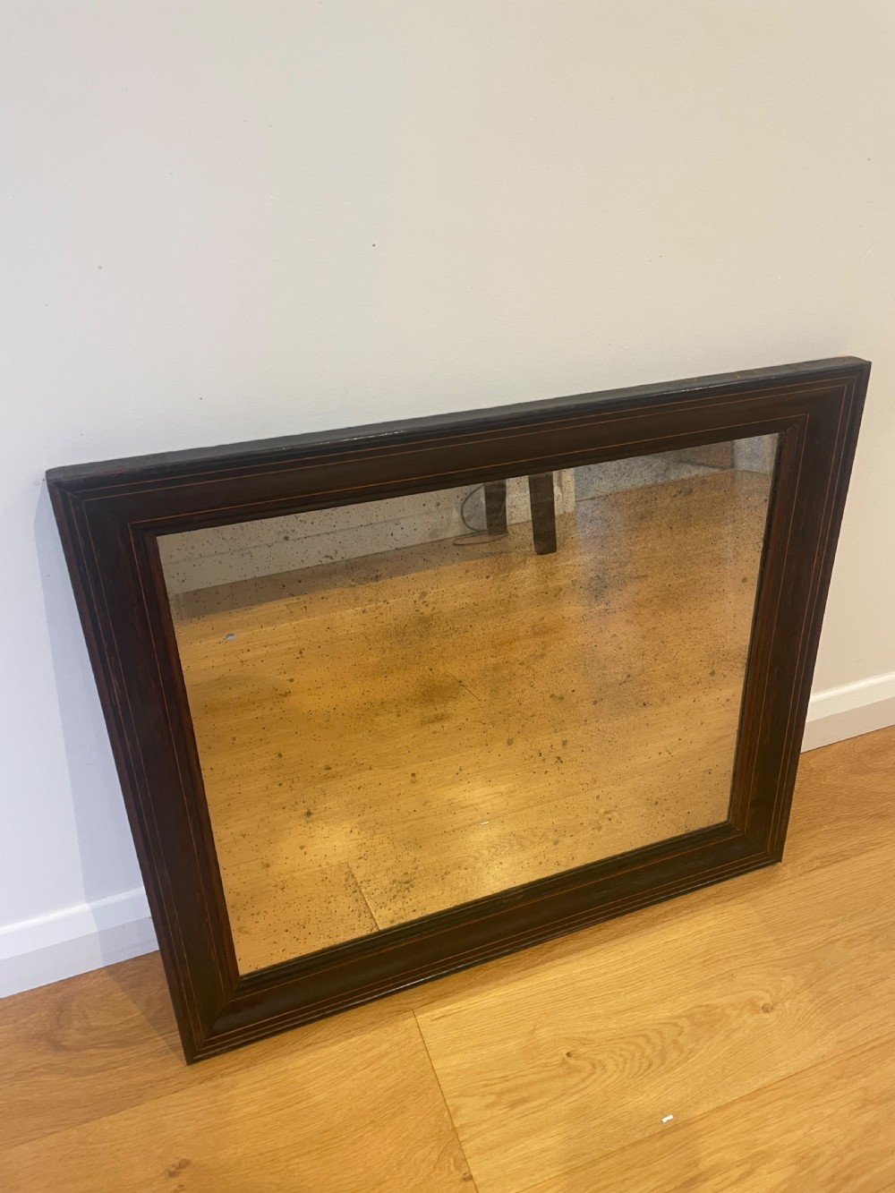 Charles X style rosewood mirror 