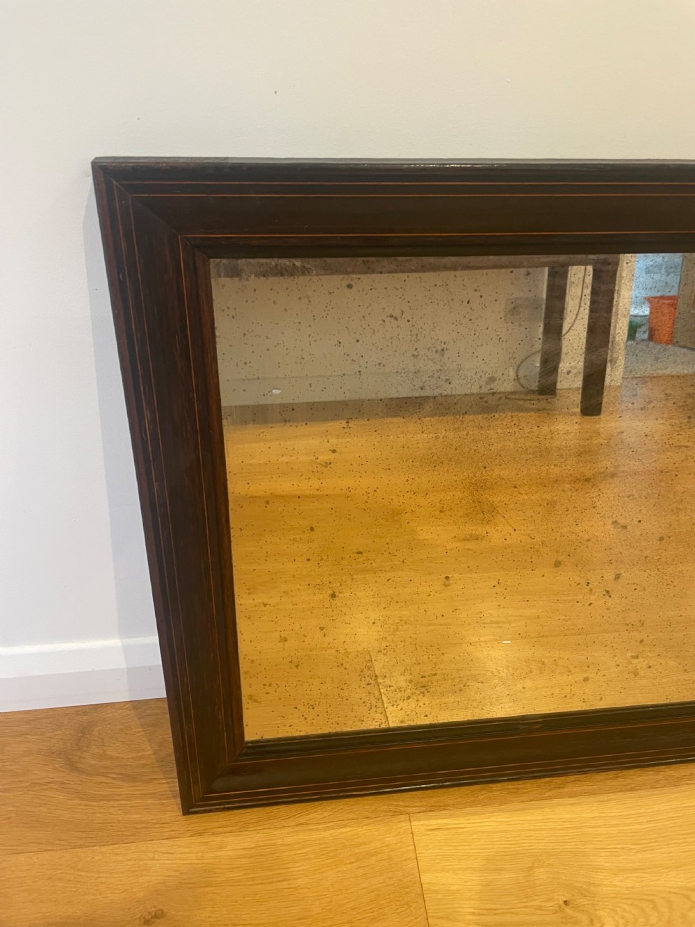 Charles X style rosewood mirror  View II