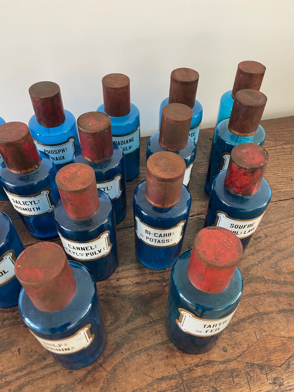 Collection of 17 apothecary bottles  View IV