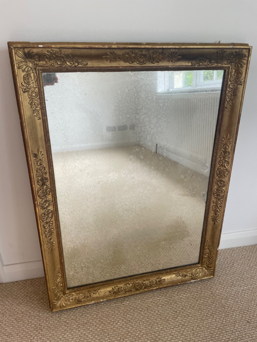 19th century gilt mirror 