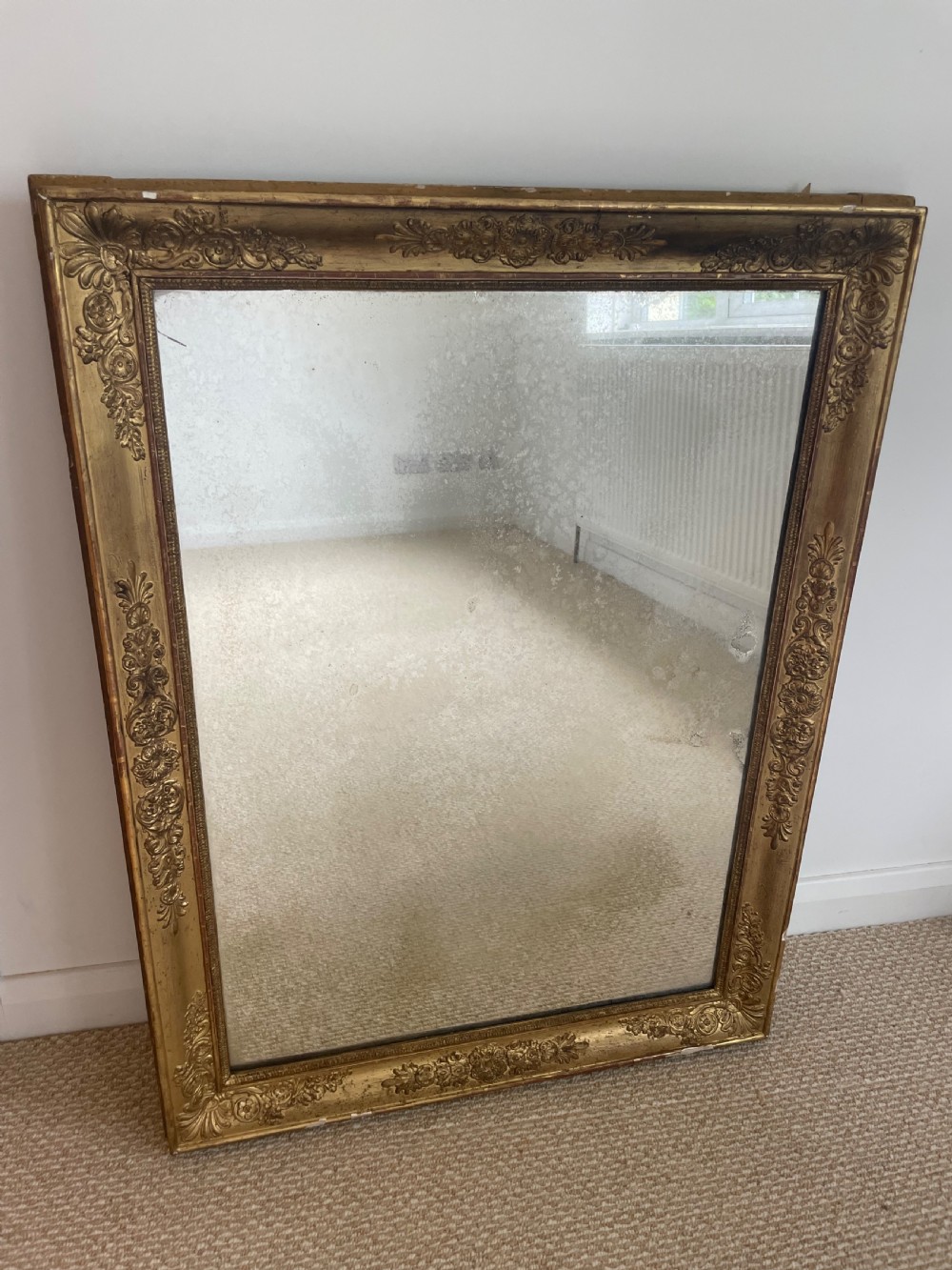 19th century gilt mirror  View II