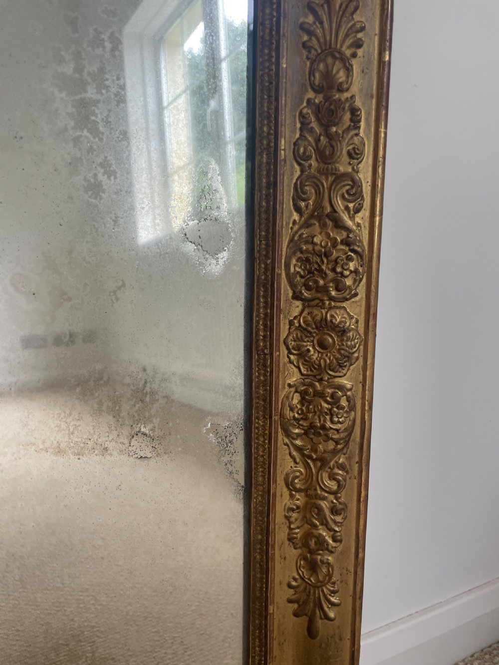 19th century gilt mirror  View VII