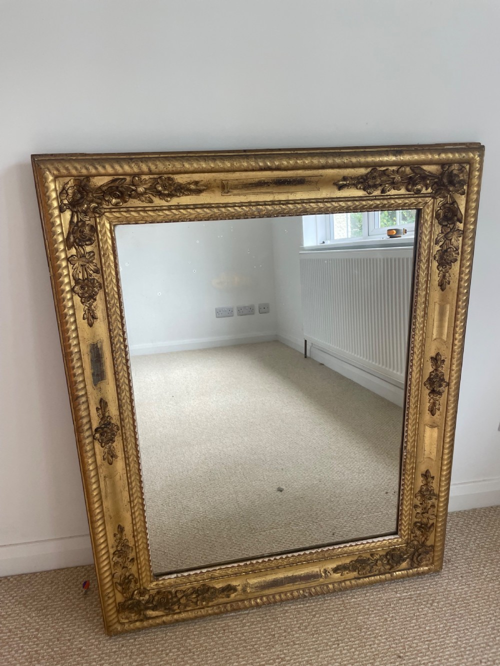 French gilded wall mirror 
