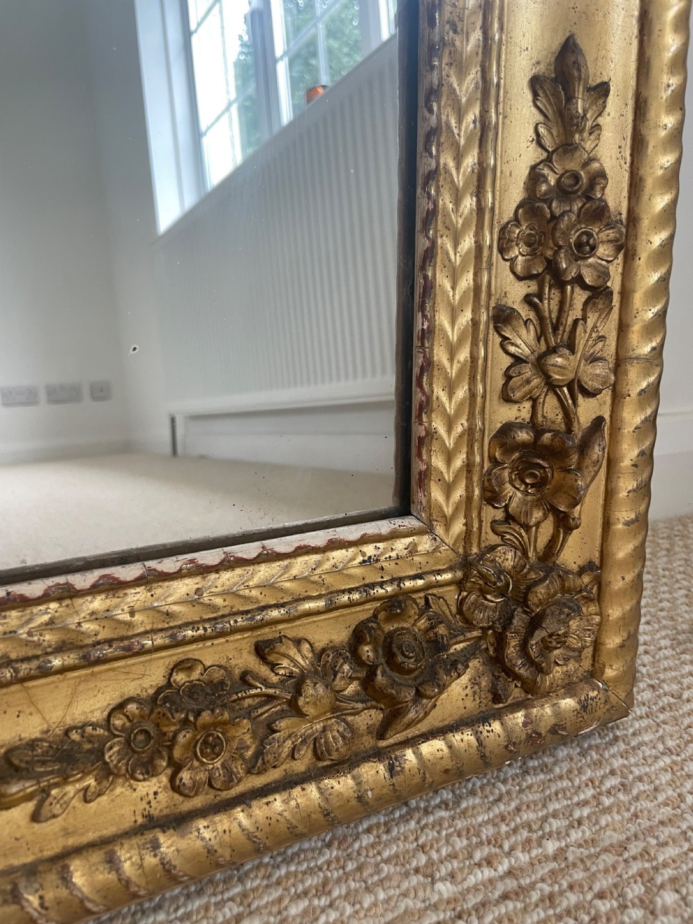 French gilded wall mirror  View VI