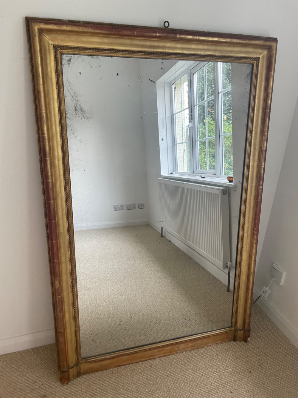 Large antique gilt overmantle 