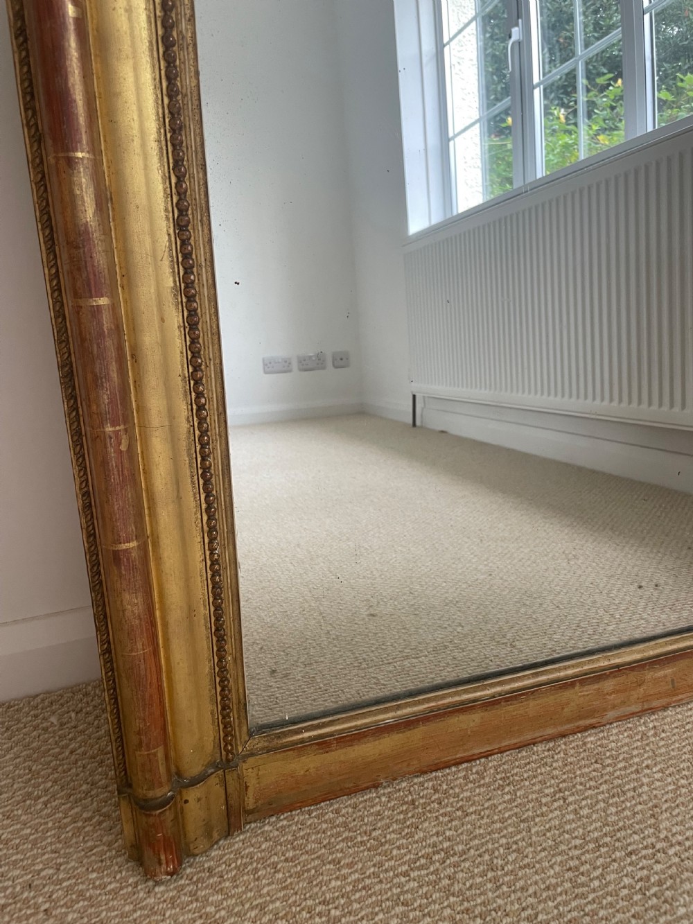 Large antique gilt overmantle  View V