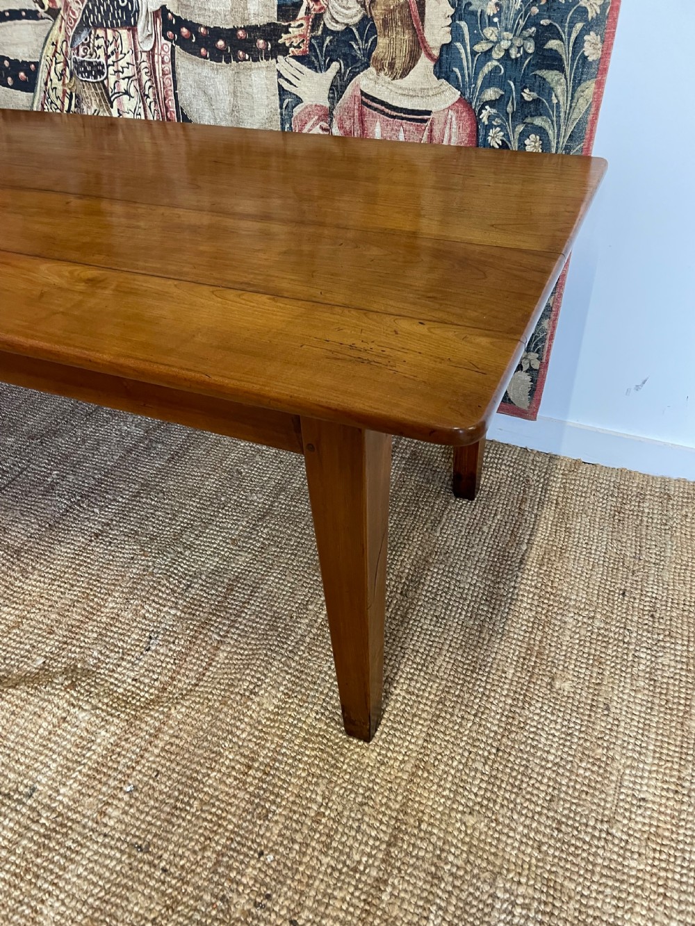 Cherry wood farm house table  View II
