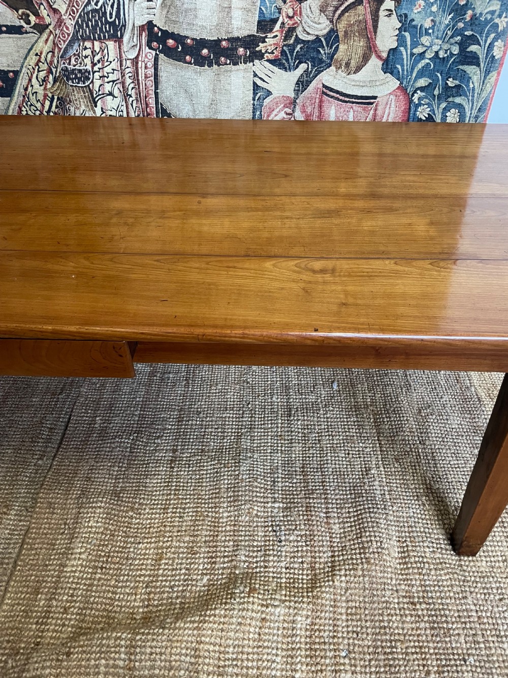 Cherry wood farm house table  View IV
