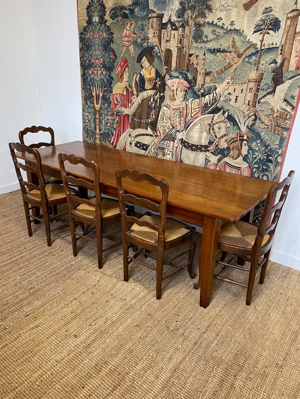 Cherry wood farm house table  View IX