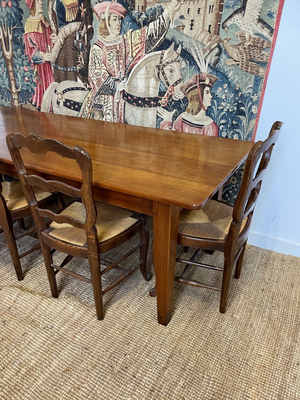 Cherry wood farm house table  View X