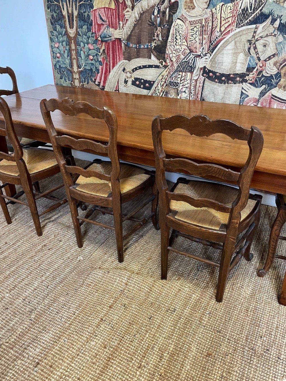 Cherry wood farm house table  View XI