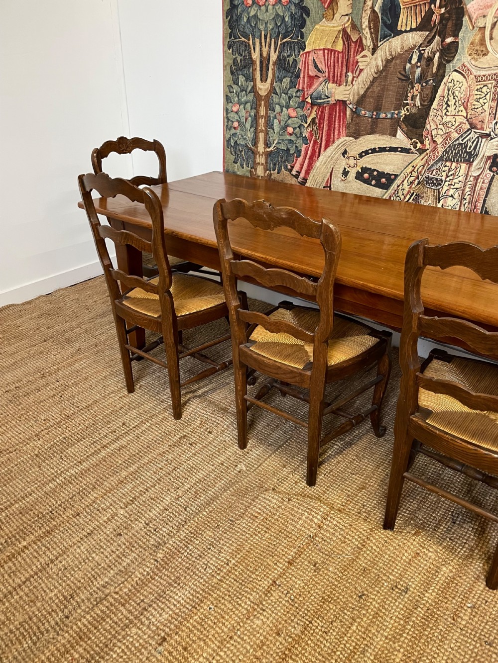 Cherry wood farm house table  View XII