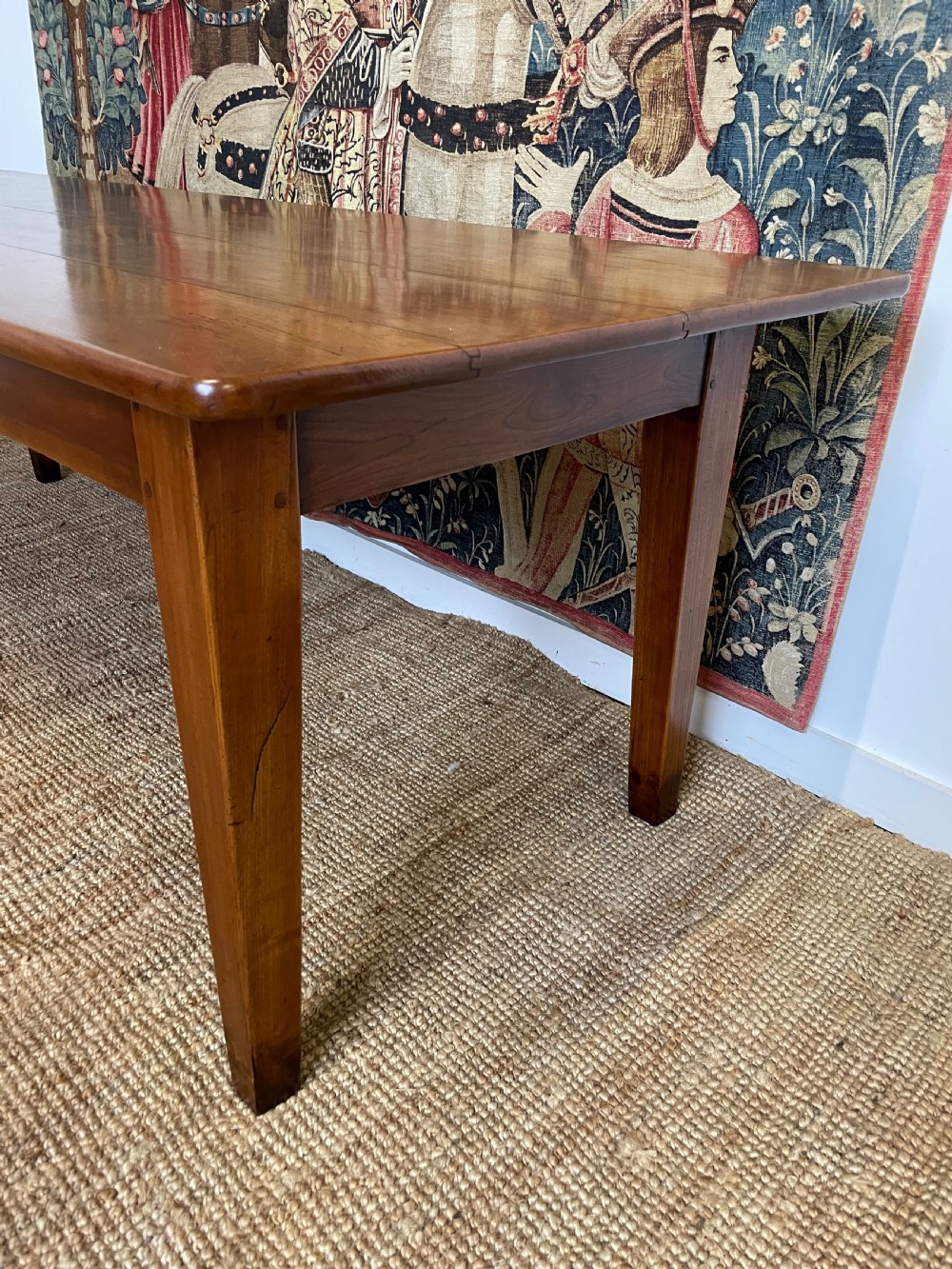 Cherry wood farm house table  View XIII