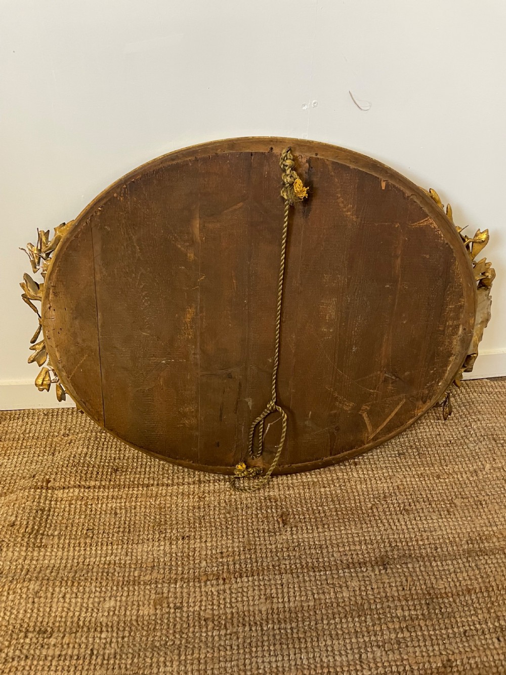 Napoleon III large oval gilt mirror  View XII