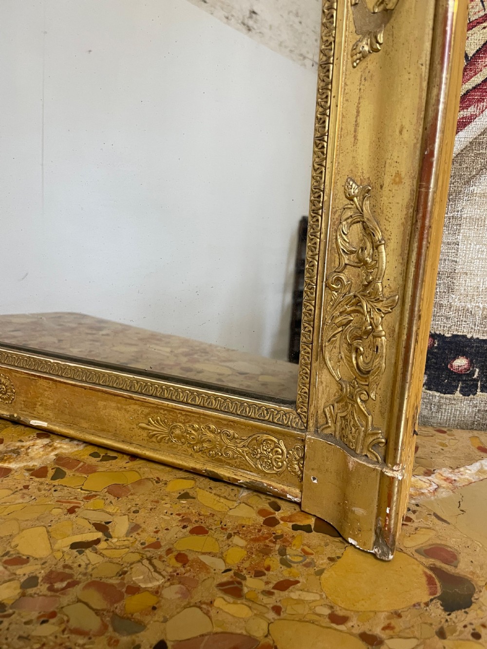 Antique gilt overmantle  View II