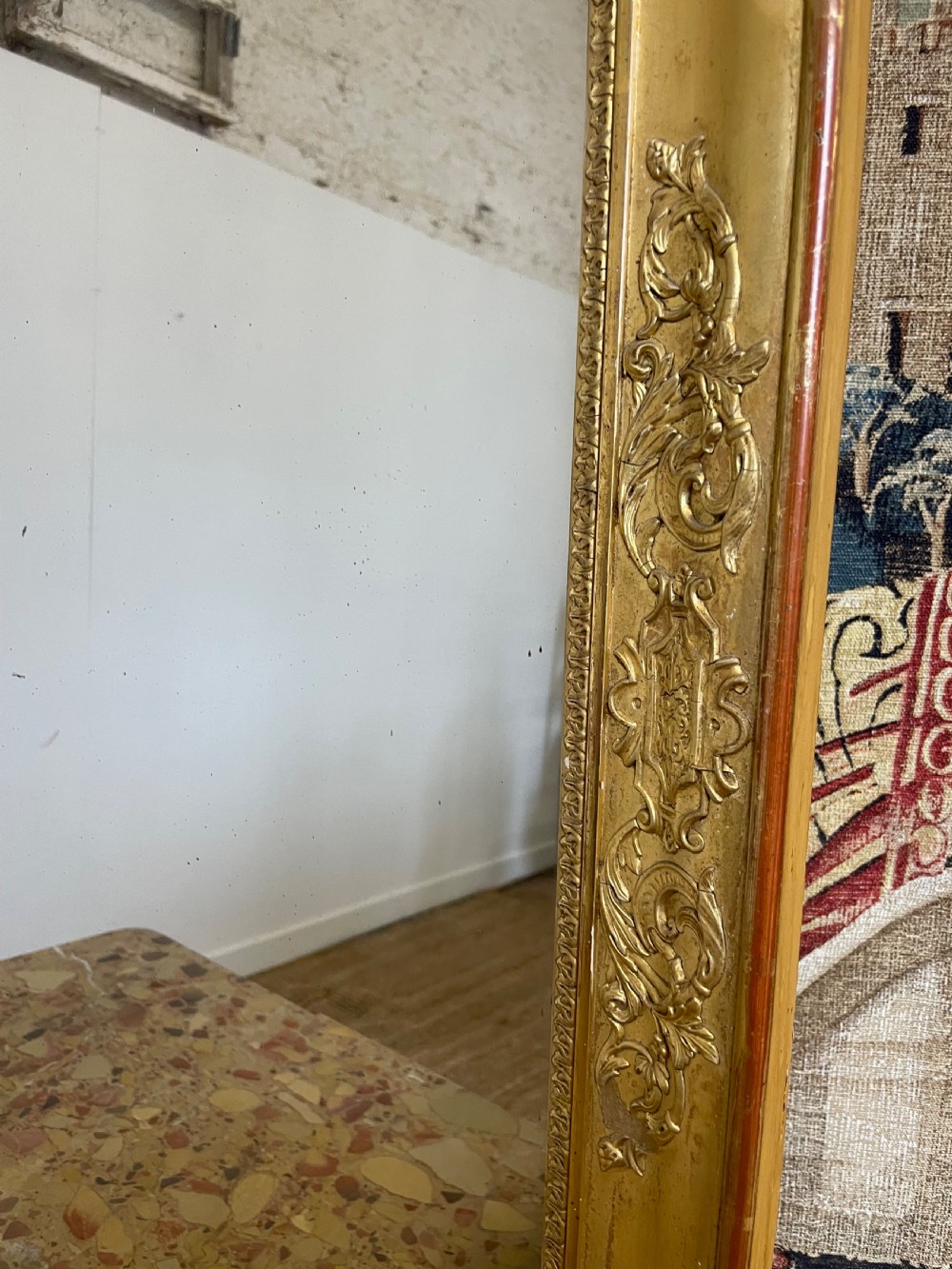 Antique gilt overmantle  View III