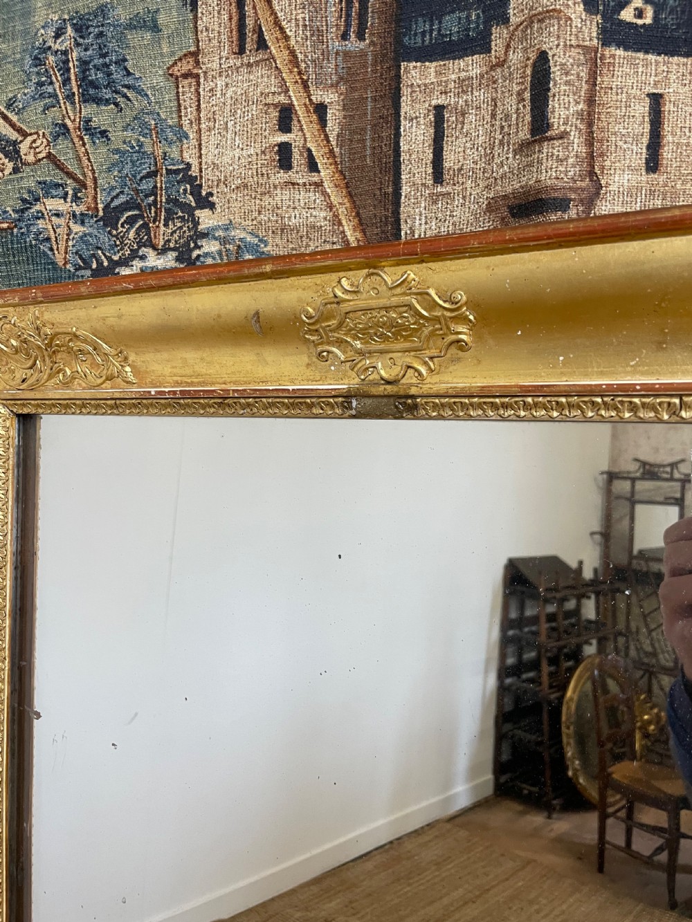 Antique gilt overmantle  View IV