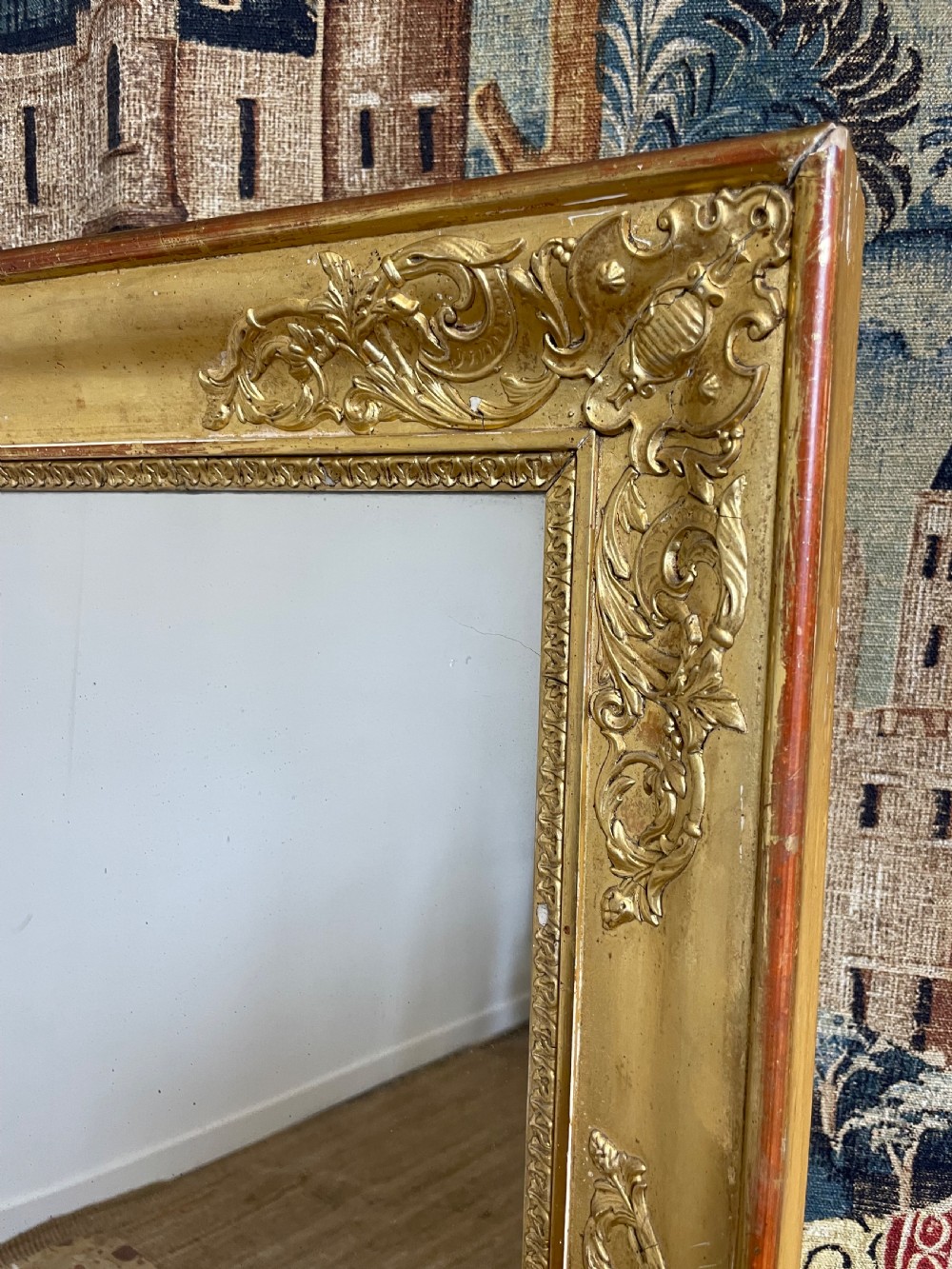 Antique gilt overmantle  View V