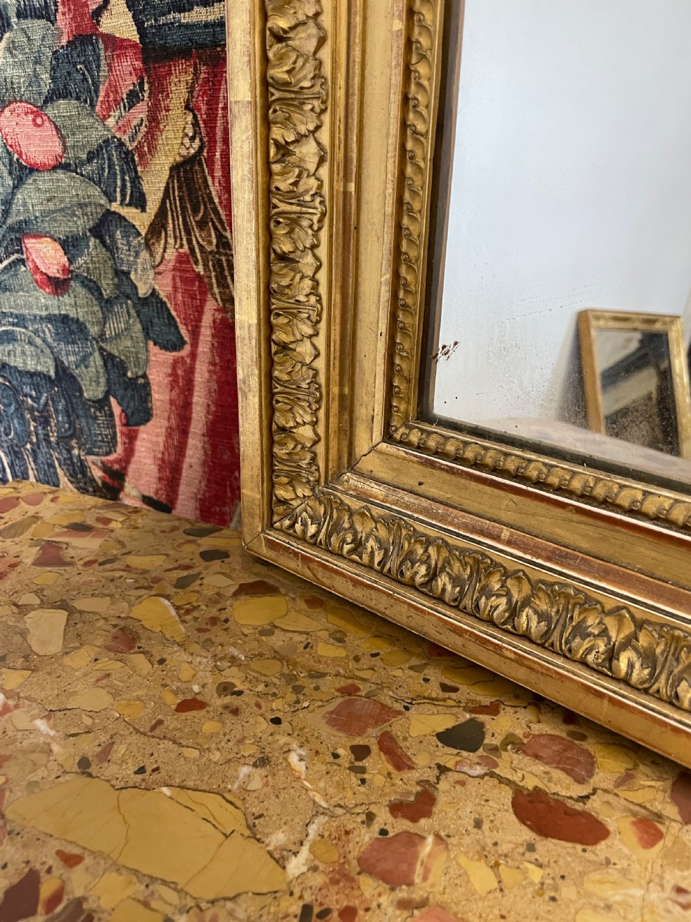 Antique gilded overmantle  View IV