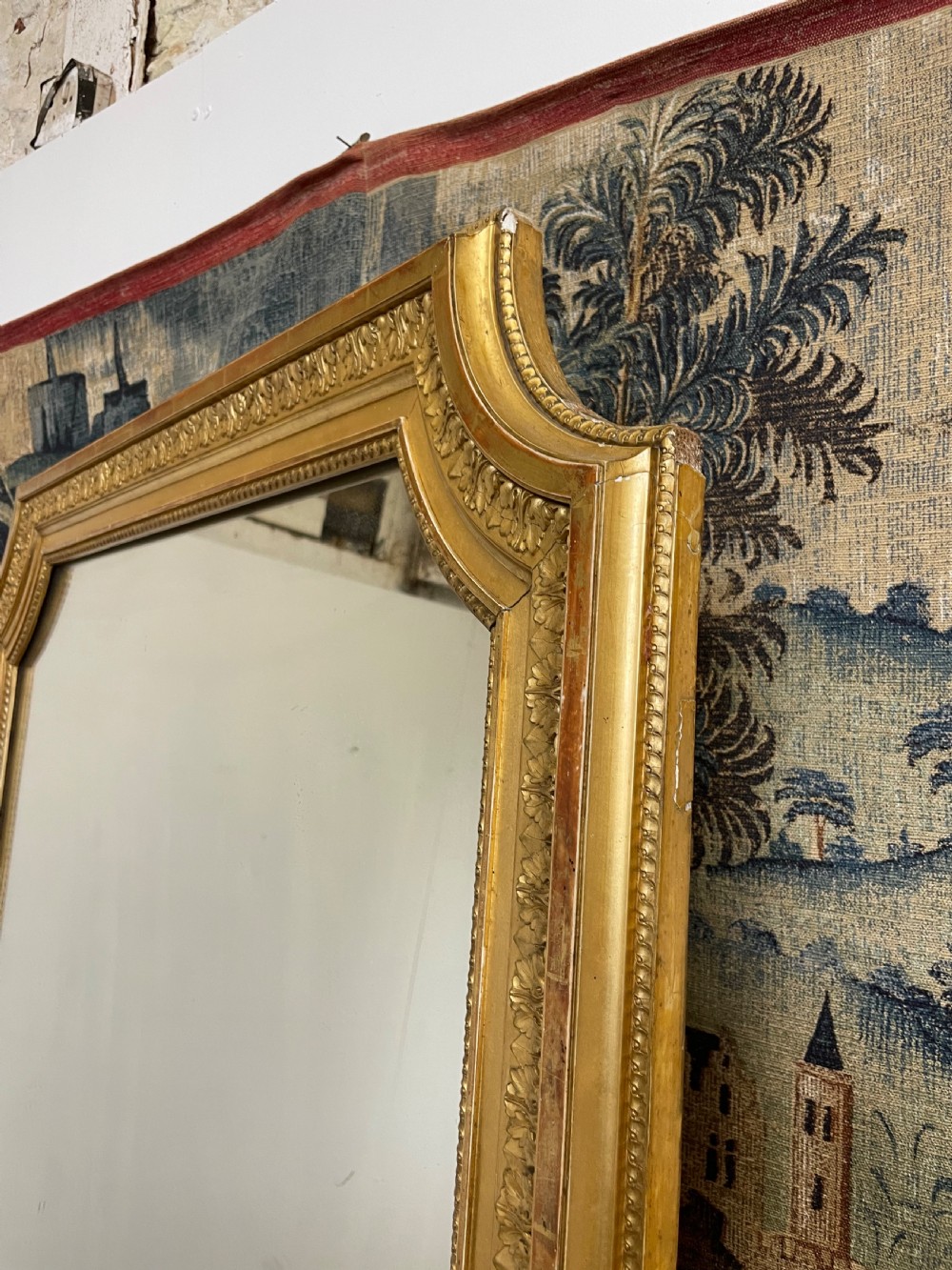 Antique gilded overmantle  View VII