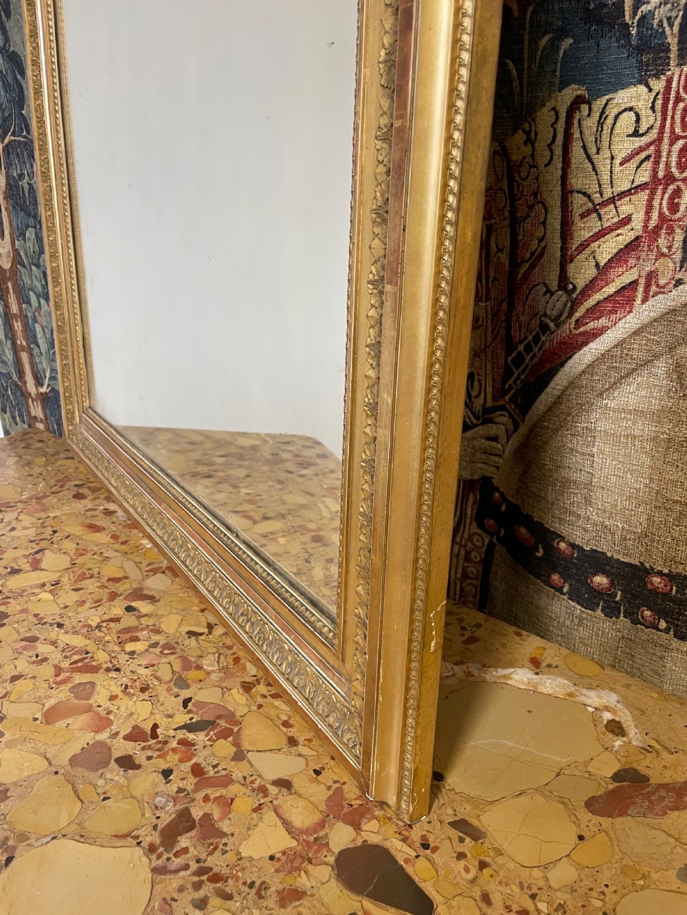 Antique gilded overmantle  View VIII