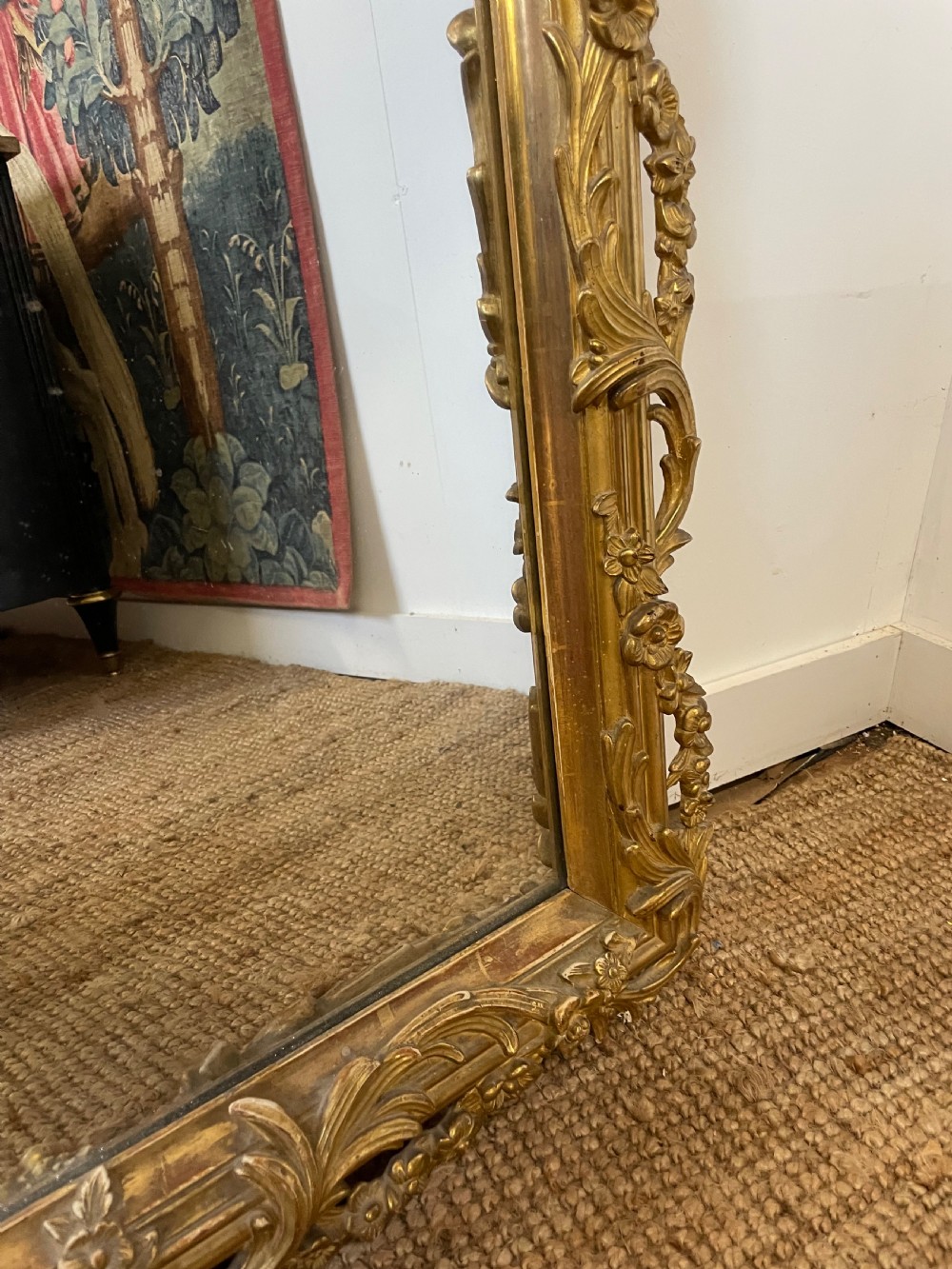Decorative 19th century gilt mirror  View IV