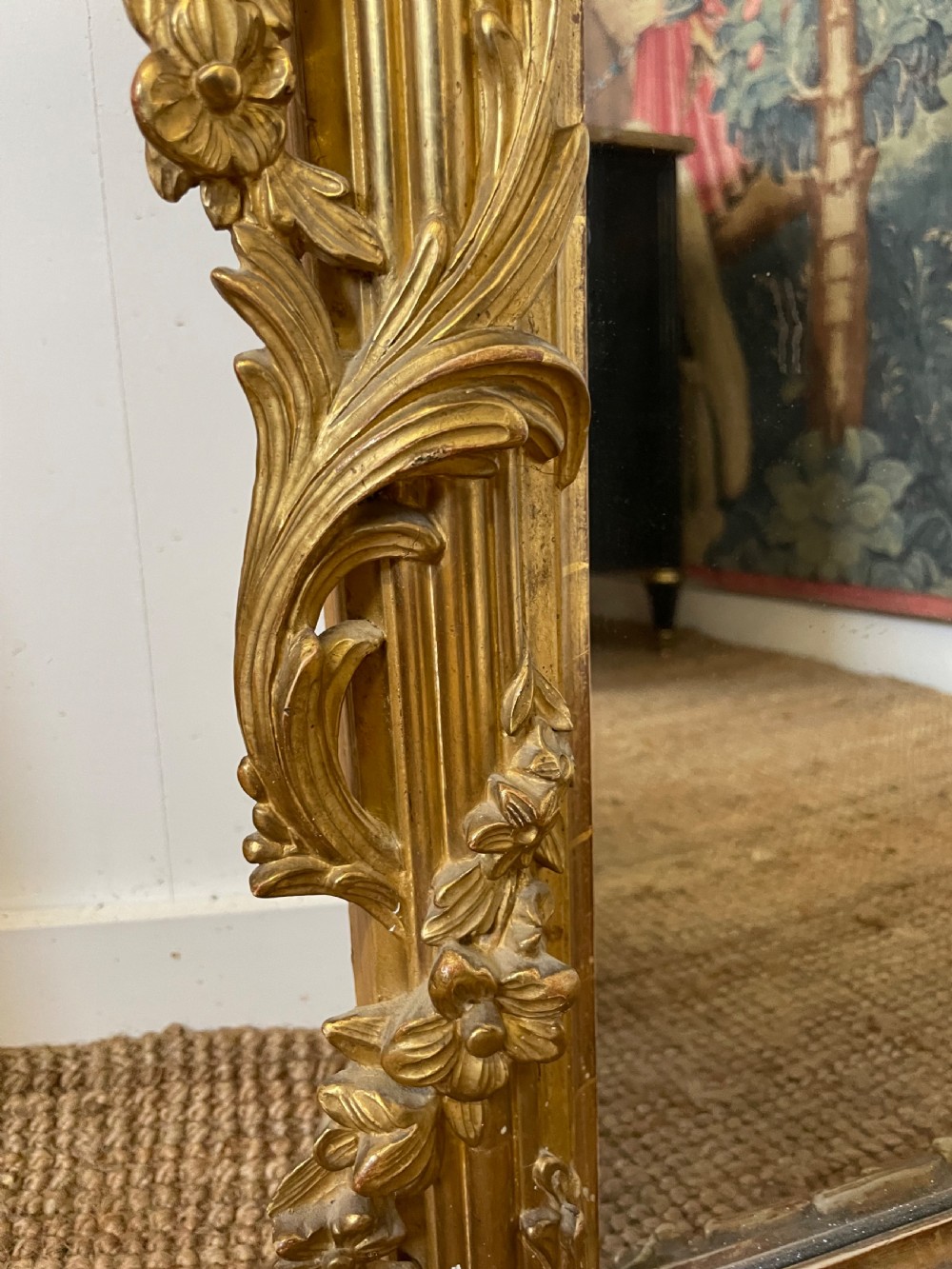 Decorative 19th century gilt mirror  View VII