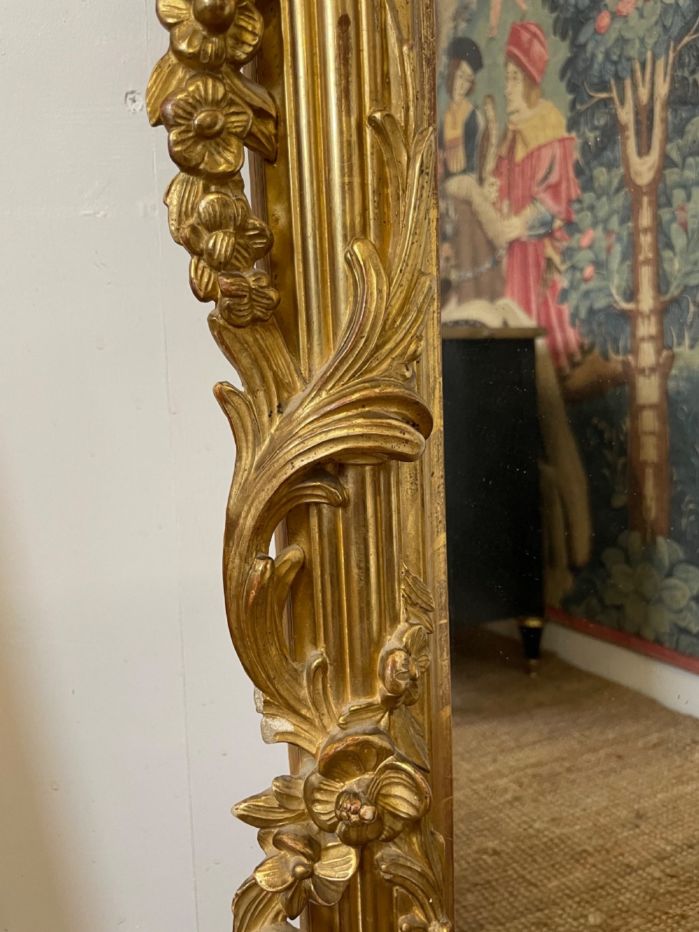 Decorative 19th century gilt mirror  View VIII