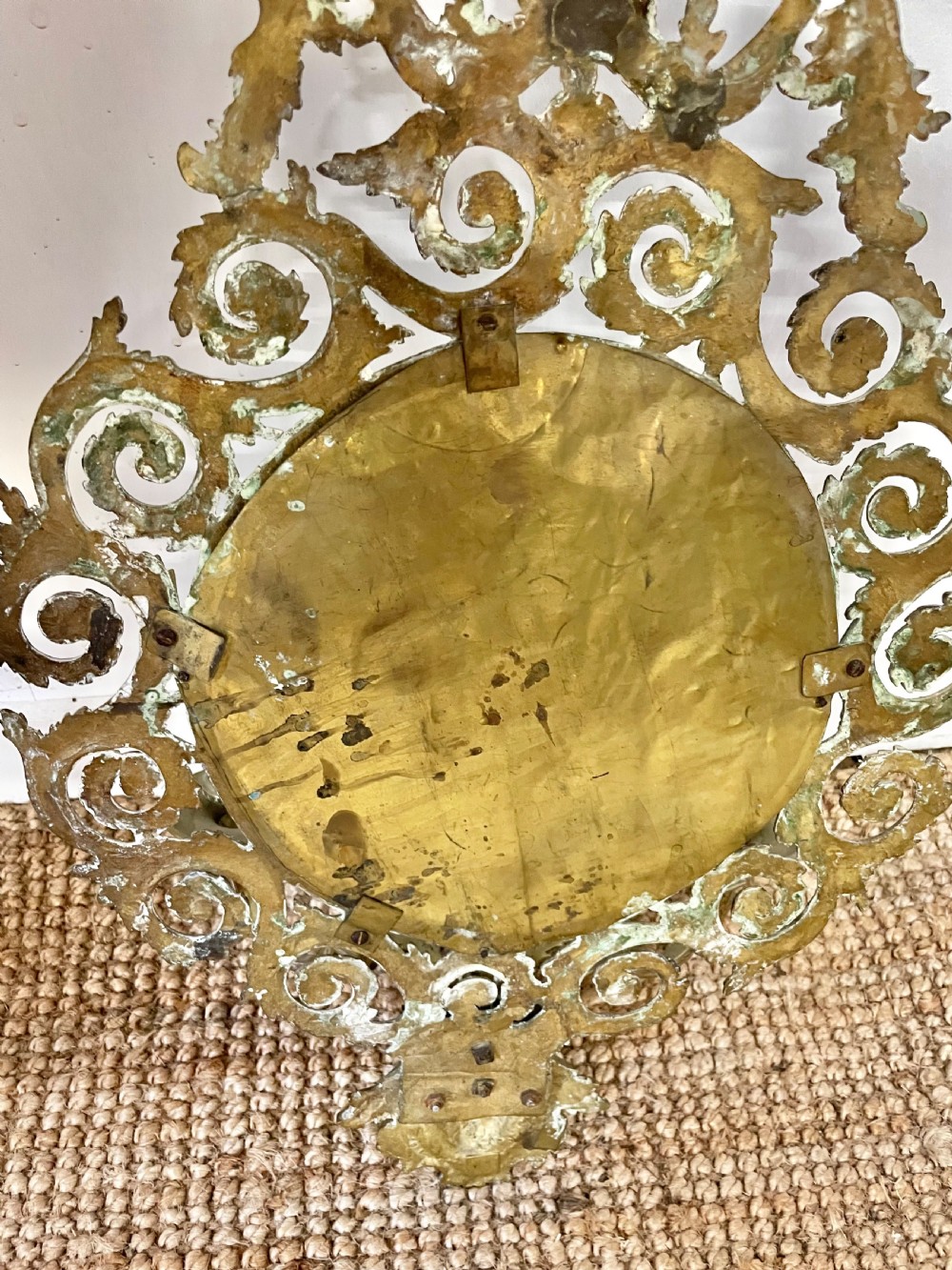 Pair of brass Girandole mirrors  View VIII