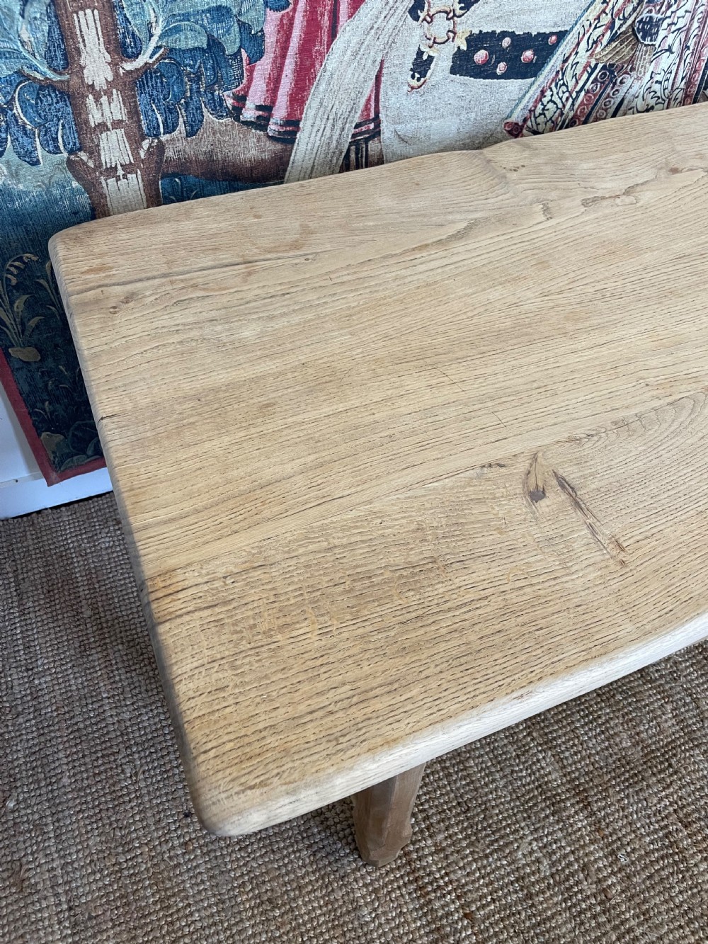 Scrubbed oak farmhouse table  View VIII