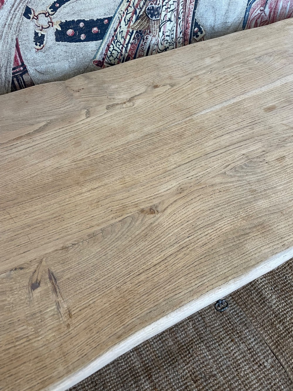 Scrubbed oak farmhouse table  View IX