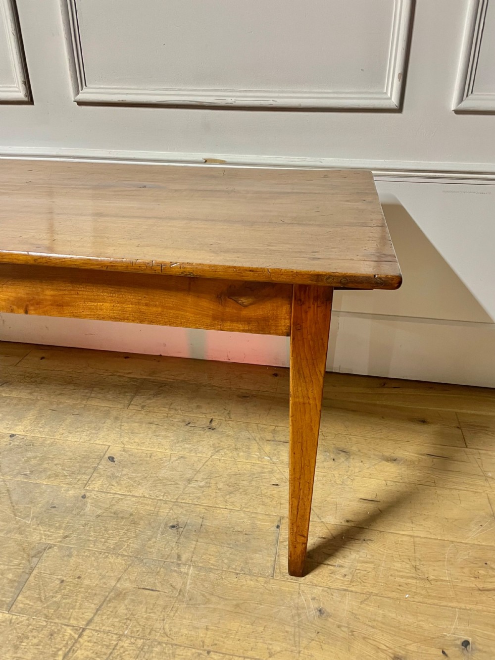 Small cherrywood farm house table  View II