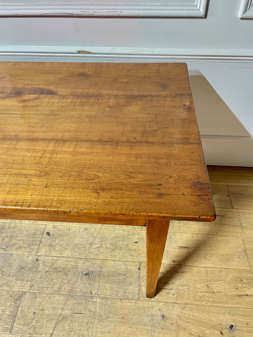 Small cherrywood farm house table  View III