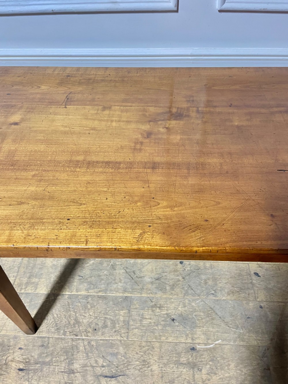 Small cherrywood farm house table  View V