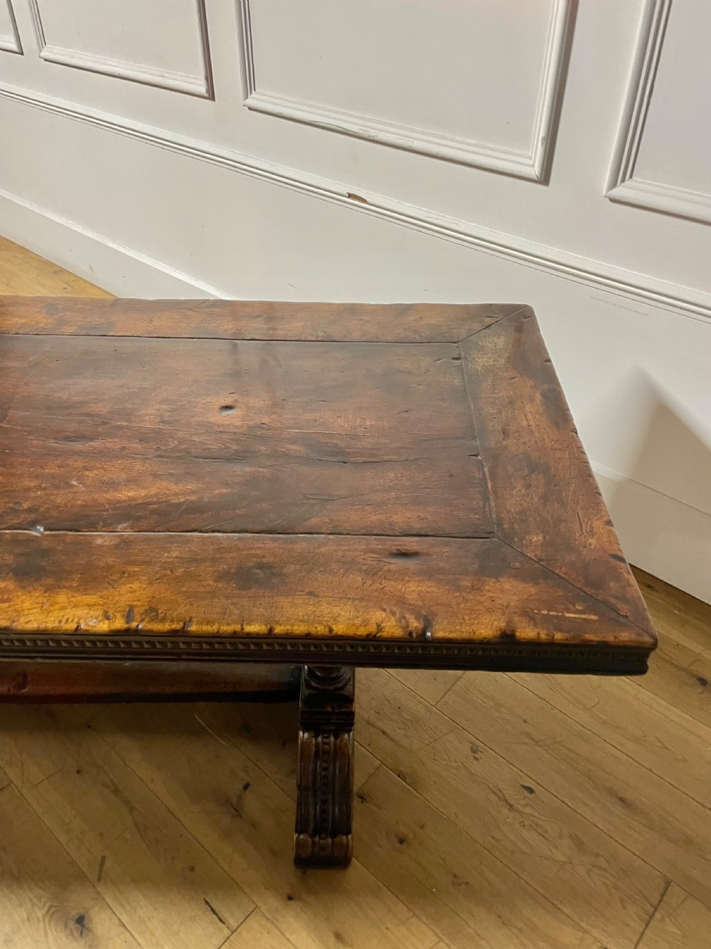 Walnut refectory table  View IV