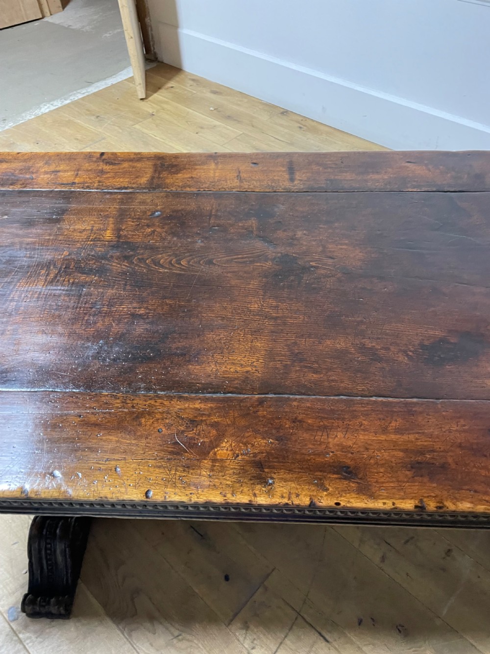 Walnut refectory table  View VII
