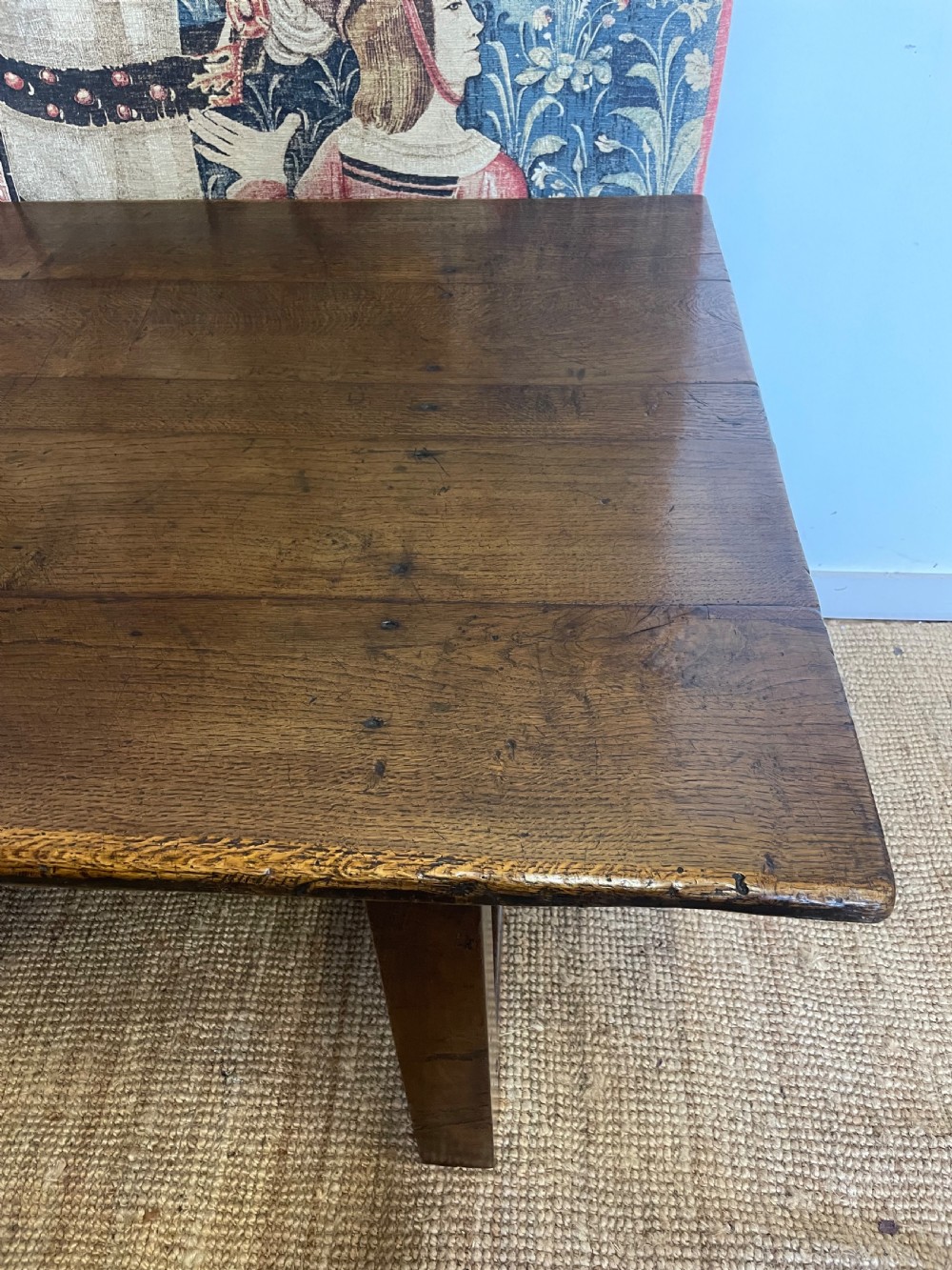 19th century oak farmhouse table  View III