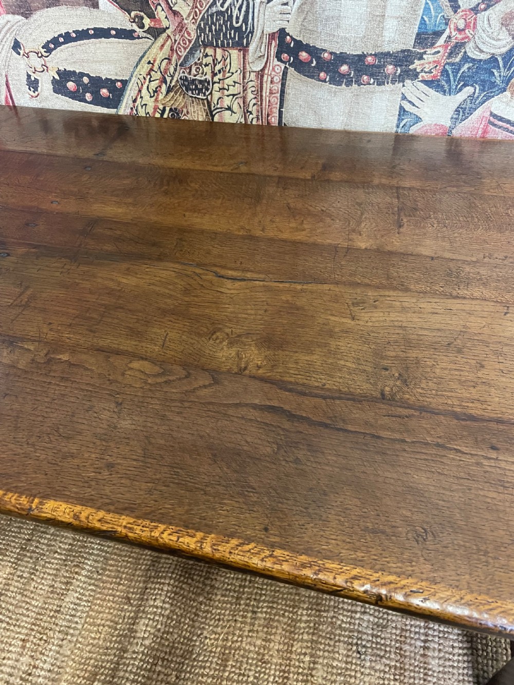 19th century oak farmhouse table  View IV
