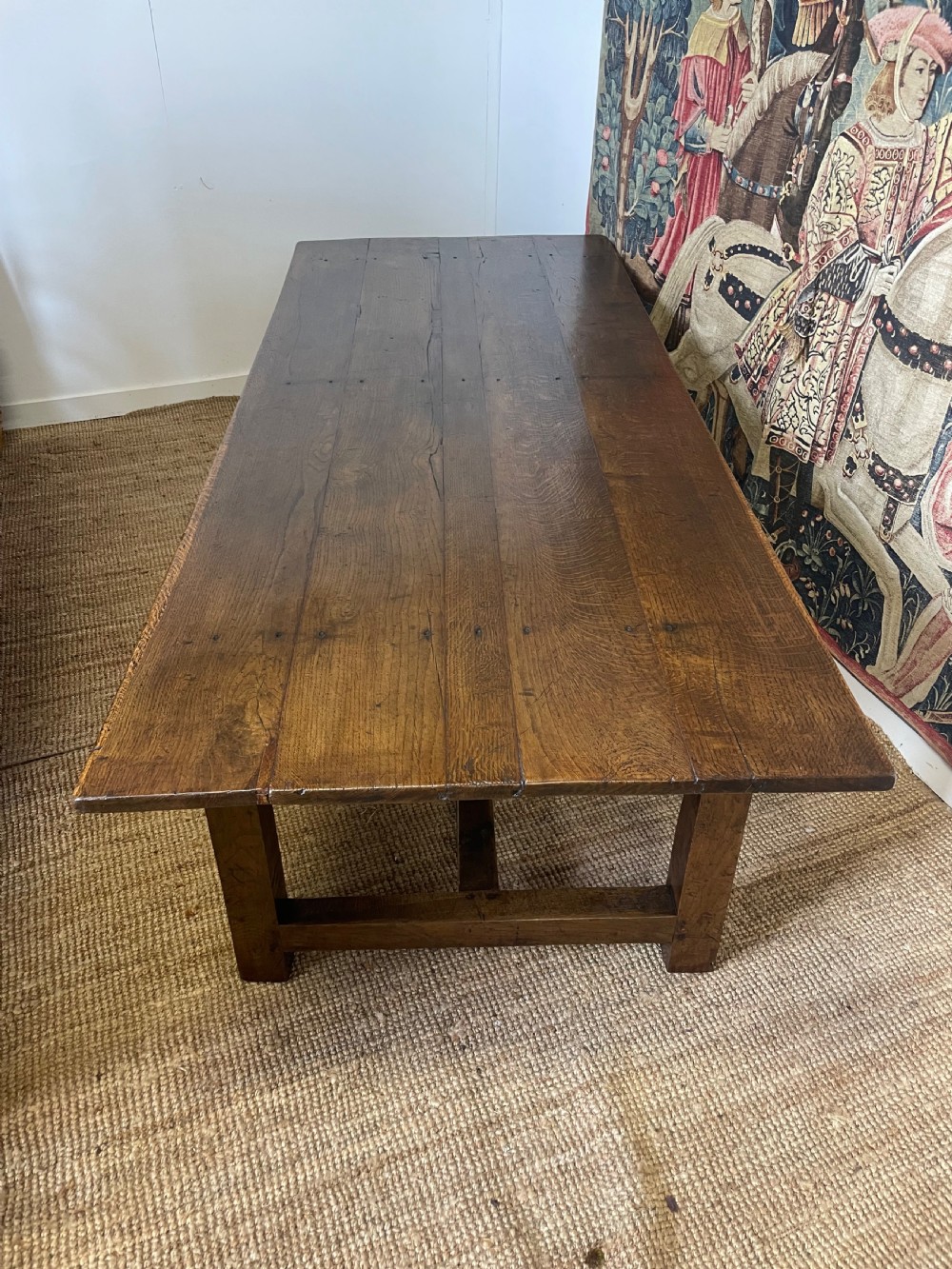19th century oak farmhouse table  View XI