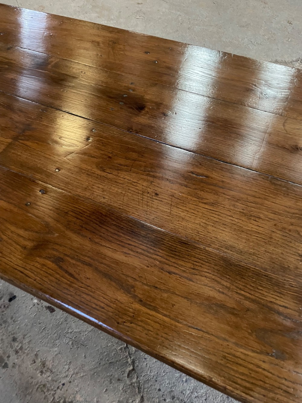 Very long oak farmhouse table 3.3 m View VI