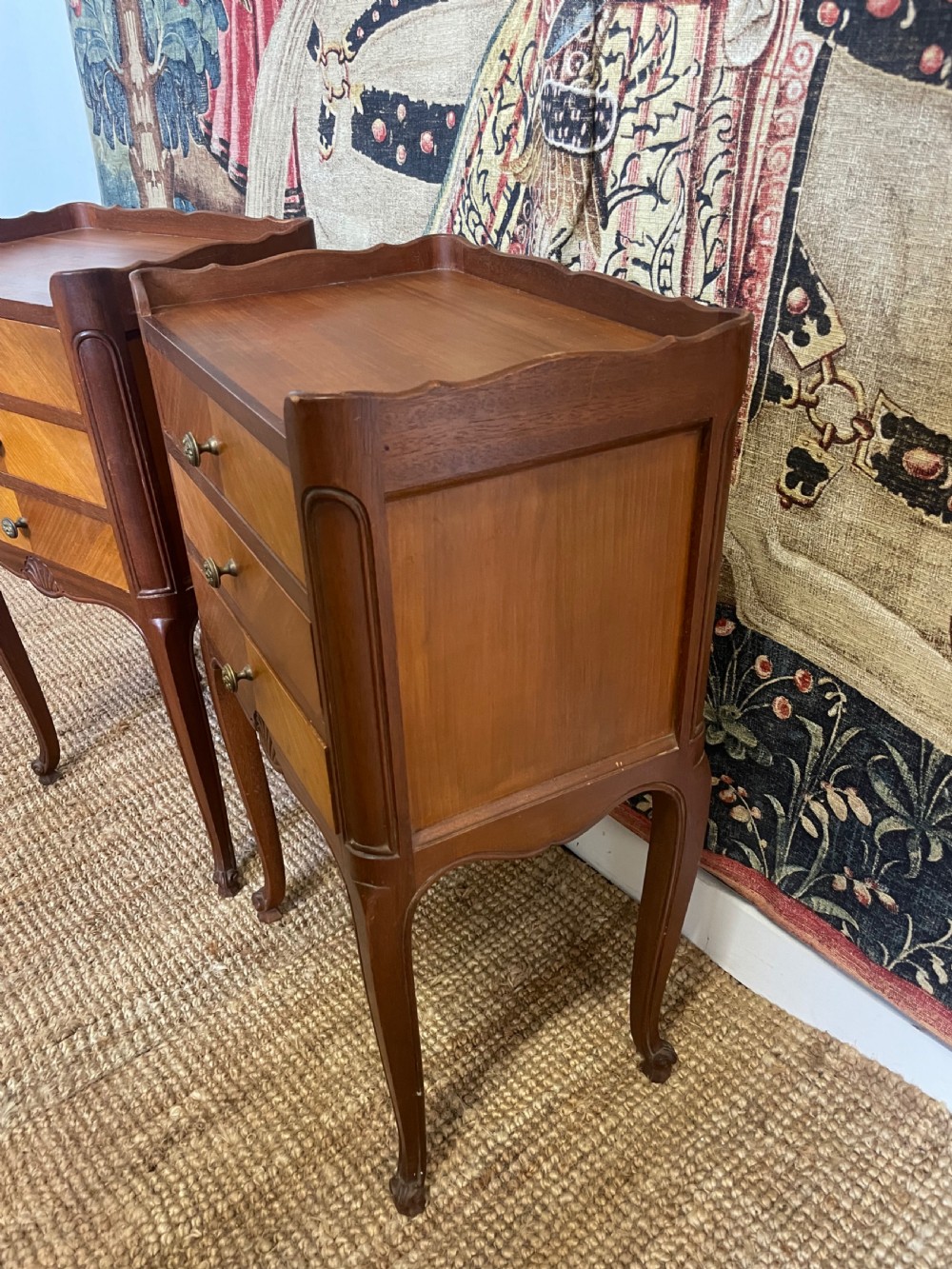 Pair of mahogany bedside cabinets  View III