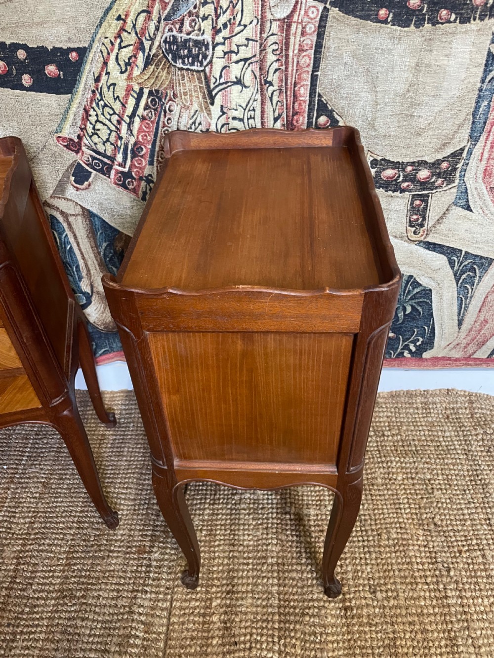Pair of mahogany bedside cabinets  View IV