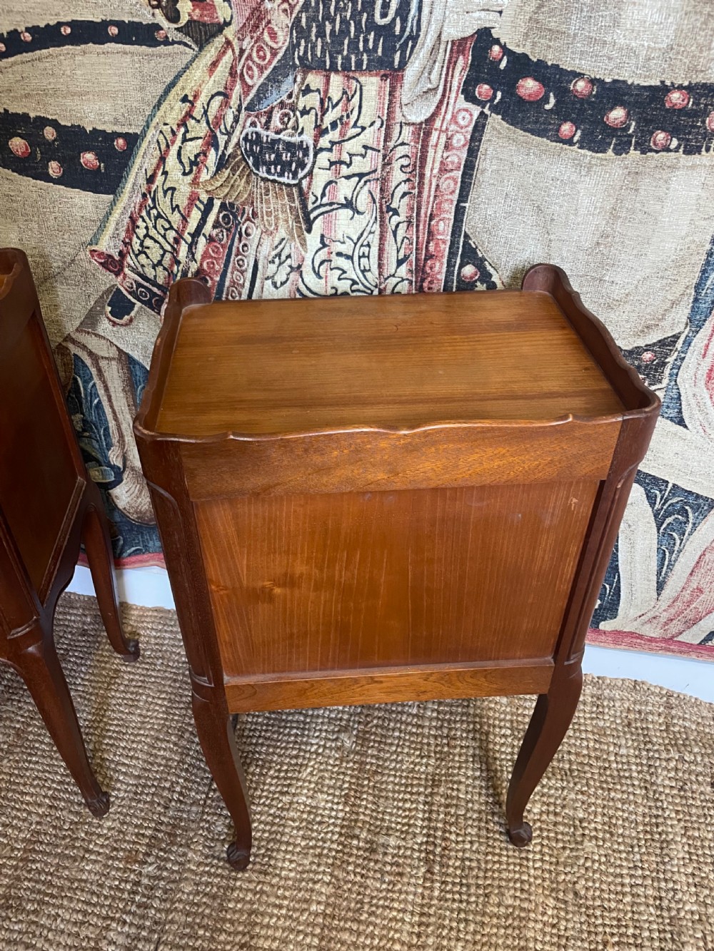 Pair of mahogany bedside cabinets  View V