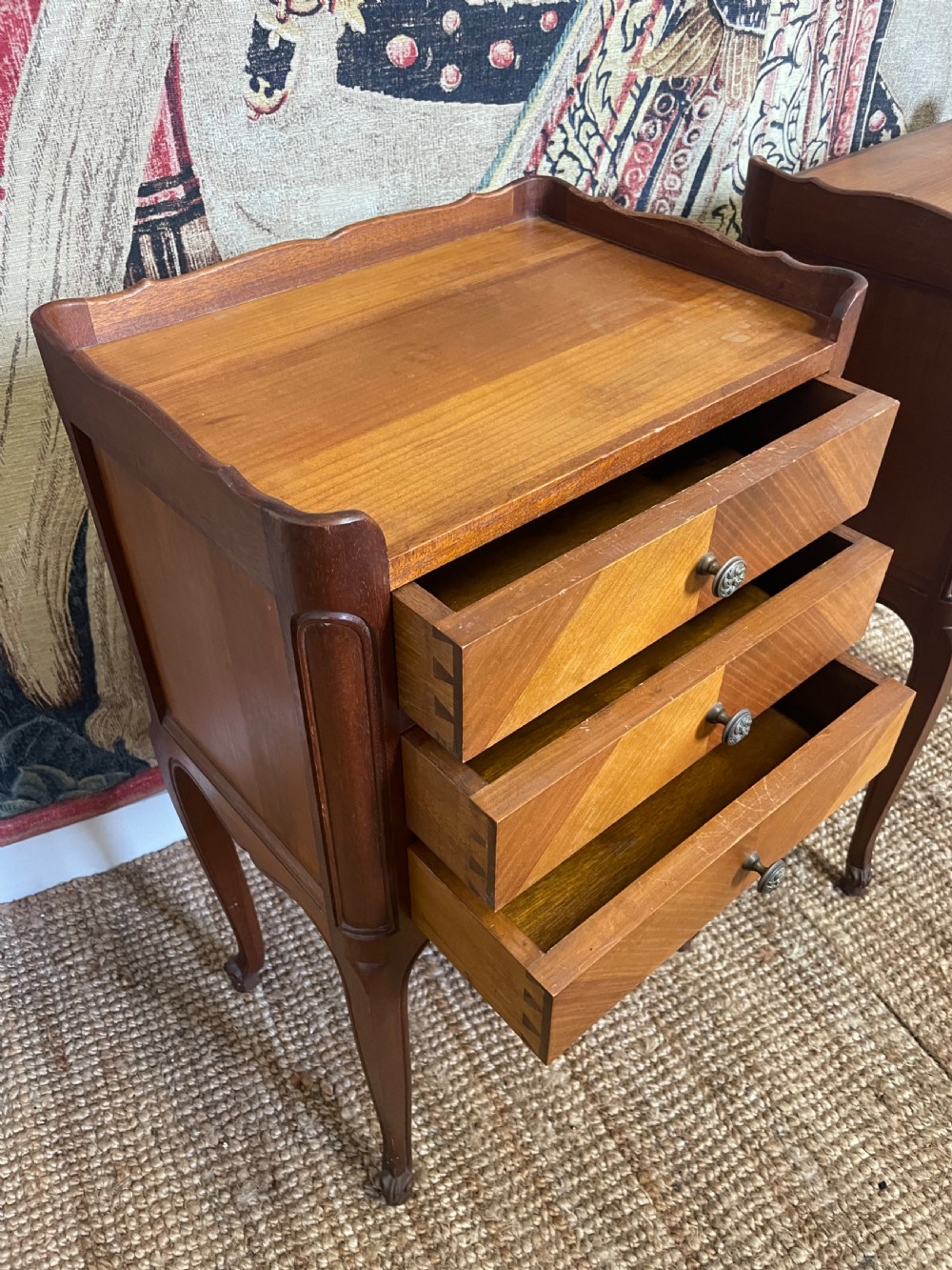 Pair of mahogany bedside cabinets  View VI