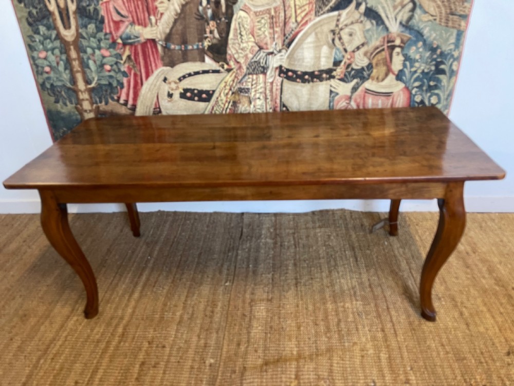 Louis XVI style cherrywood farmhouse table  View II