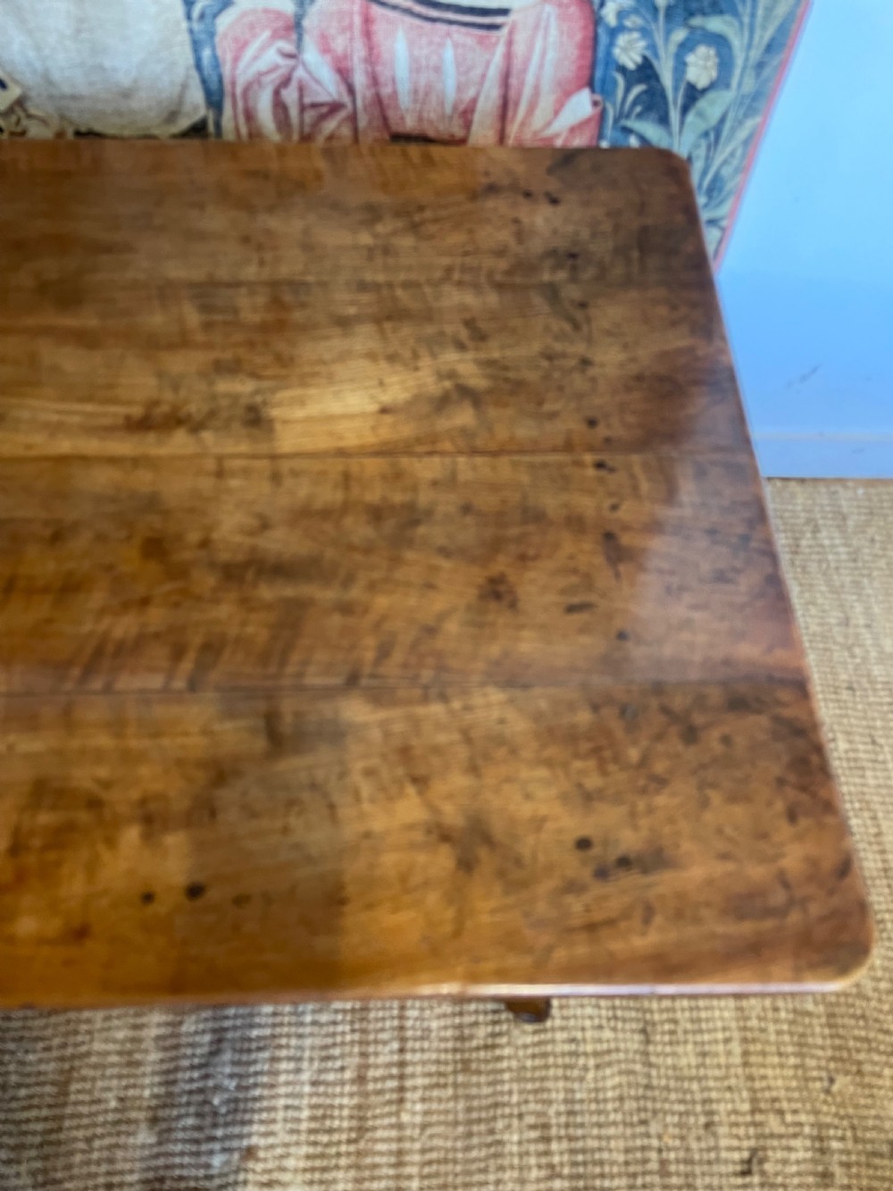 Louis XVI style cherrywood farmhouse table  View III