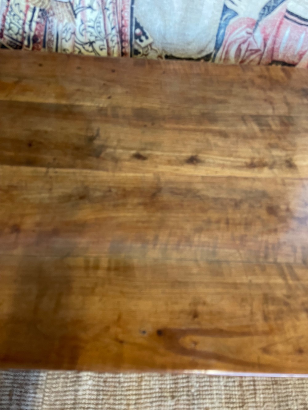 Louis XVI style cherrywood farmhouse table  View VI