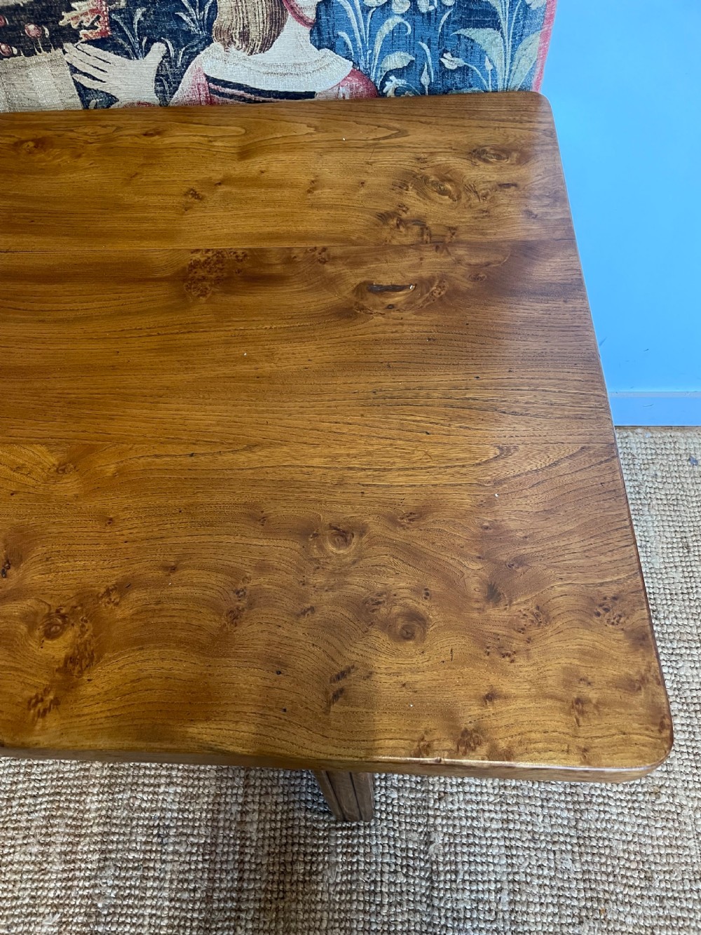 Elm farmhouse table  View III