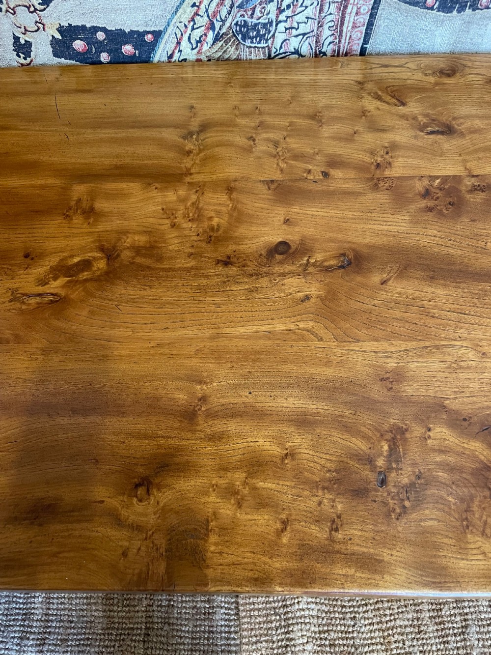Elm farmhouse table  View VI
